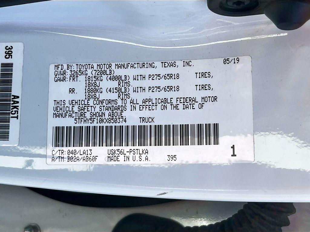 Used 2019 White Toyota Limited image 34