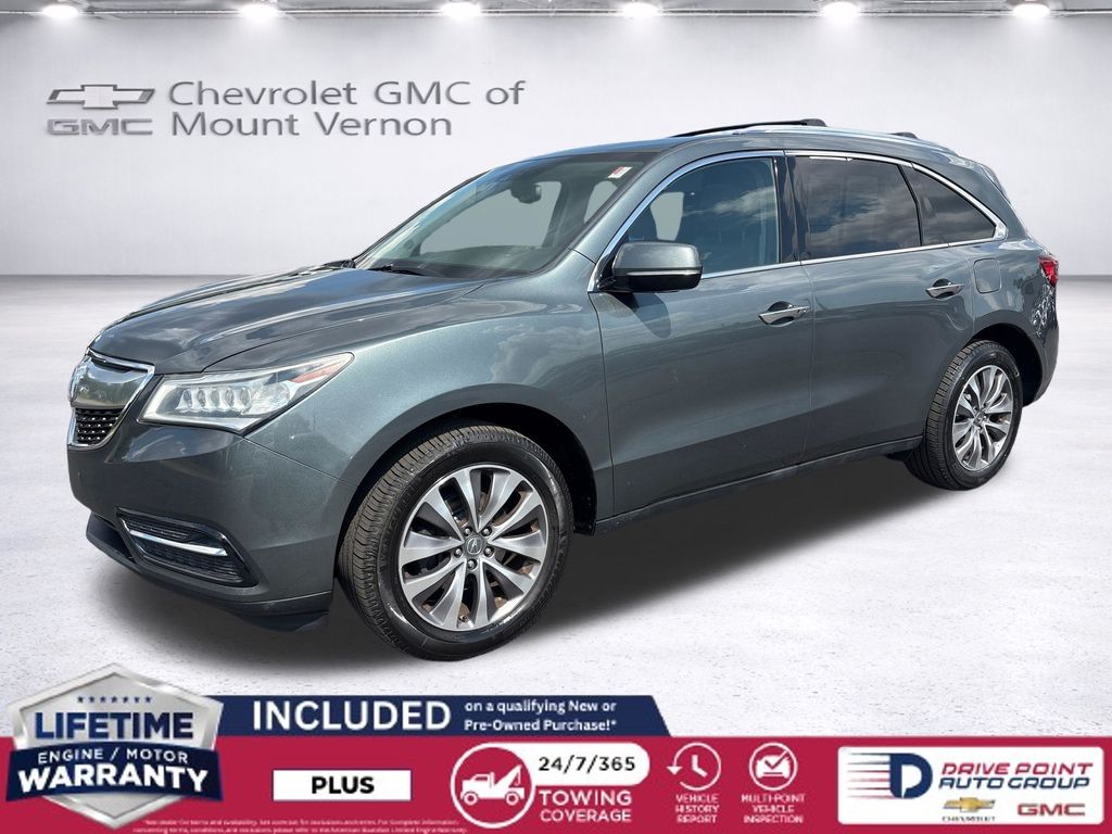 Green 2015 Acura MDX SUV / Crossover All-Wheel Drive 6-Speed Automatic