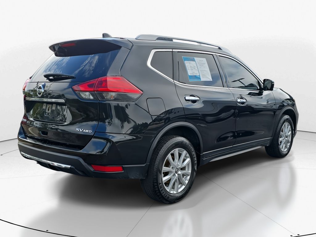 2017 Magnetic Black Nissan Rogue SV AWD SUV