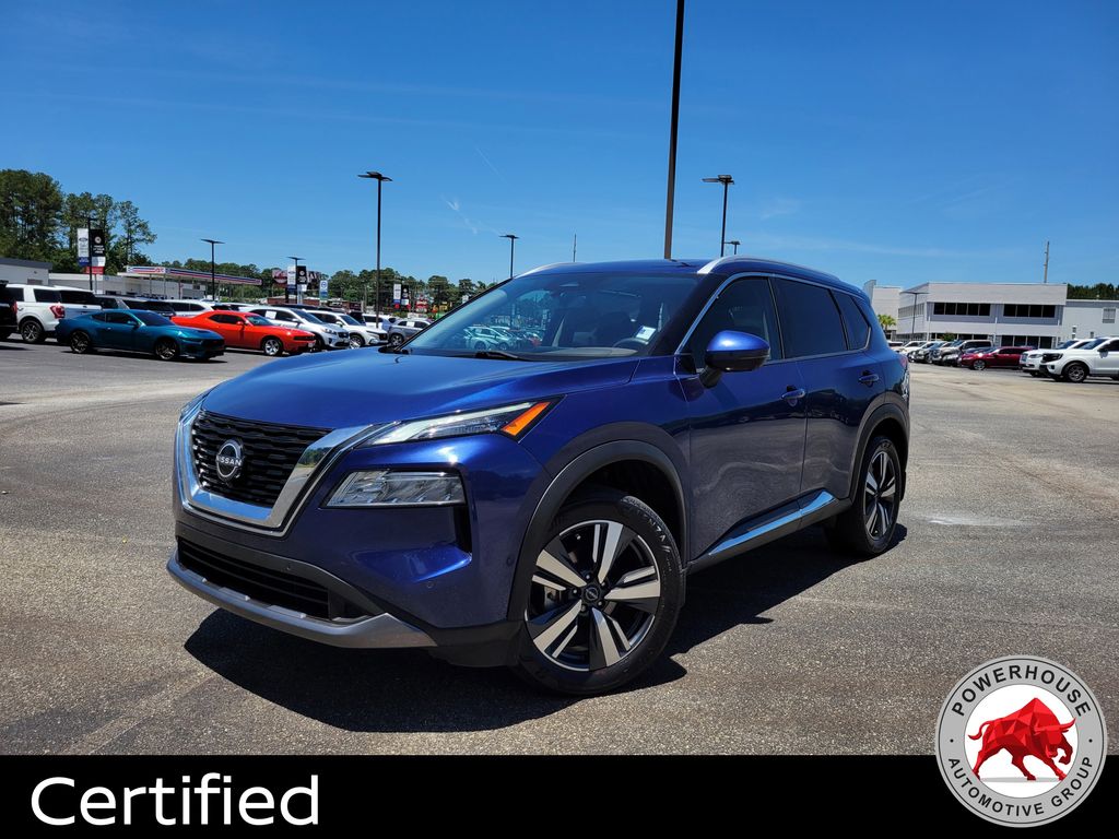 Caspian Blue Metallic 2023 Nissan Rogue SUV / Crossover Front-Wheel Drive Continuously Variable Transmission