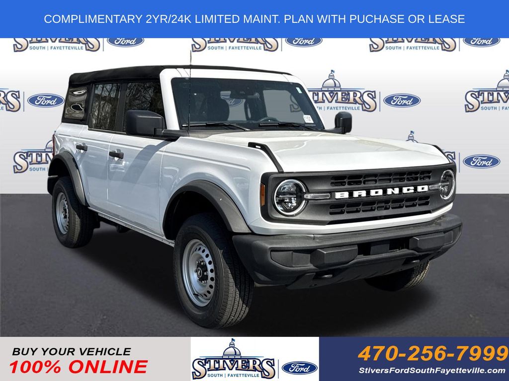 Oxford White 2025 Ford Bronco 4-Door 4WD SUV / Crossover Four-Wheel Drive Automatic