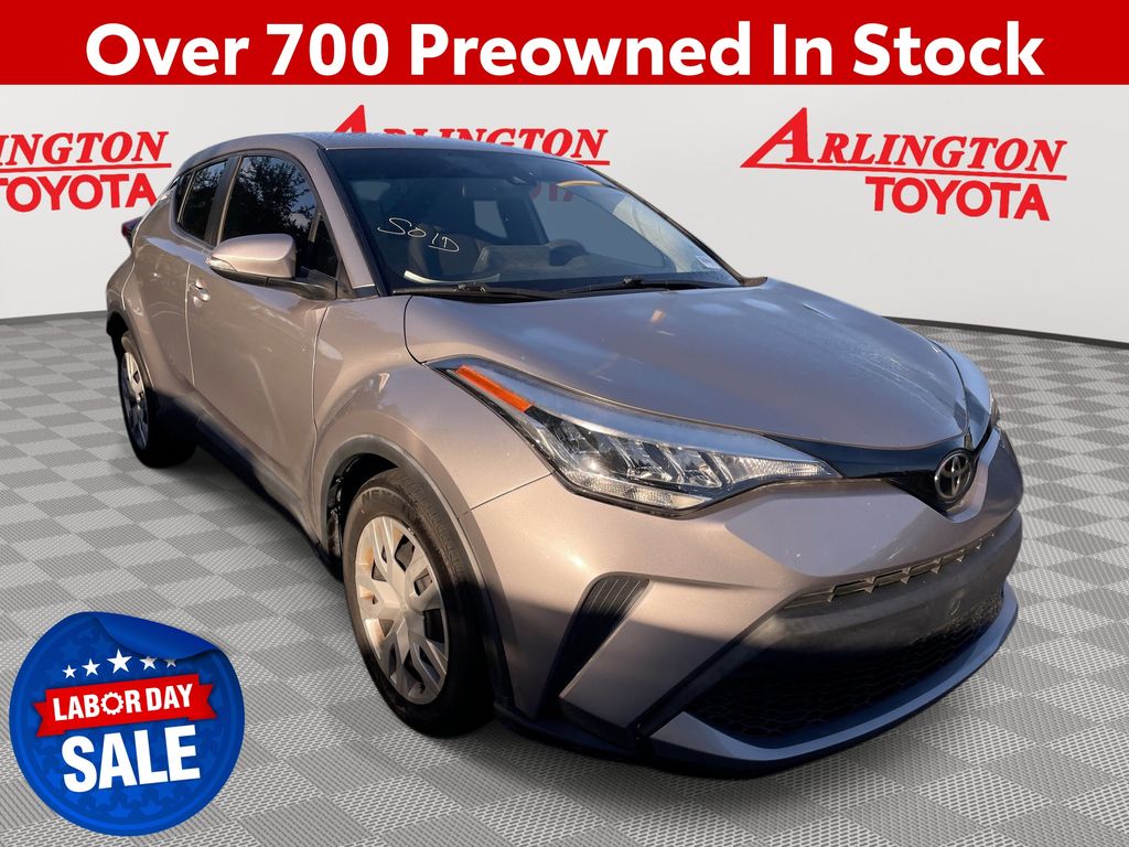 Silver Knockout Metallic 2020 Toyota C-HR SUV / Crossover Front-Wheel Drive Continuously Variable Transmission