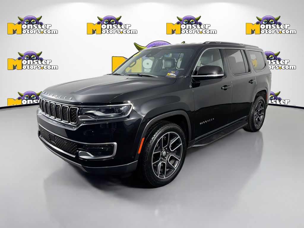 Diamond Black Crystal Pearlcoat 2022 Jeep Wagoneer Series II 4WD SUV / Crossover Four-Wheel Drive 8-Speed Automatic