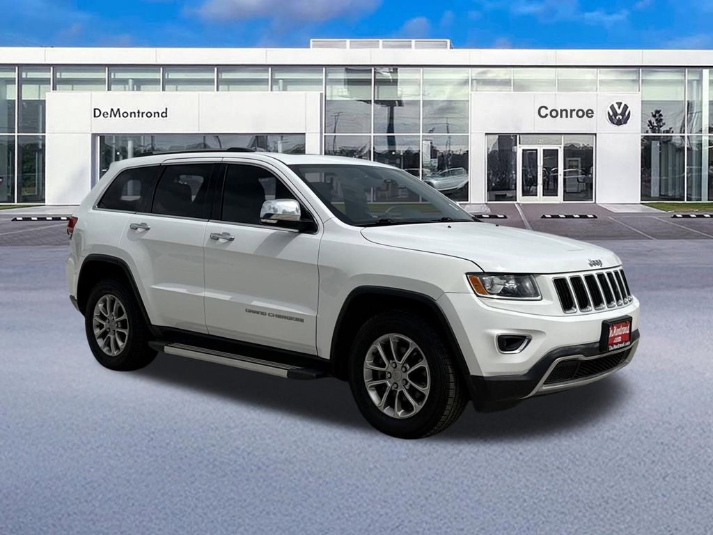 2015 Jeep Grand Cherokee Limited White at Mac Haik CDJR North Houston