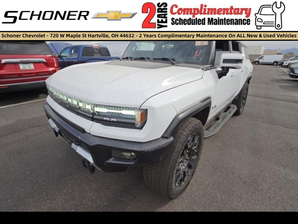 Interstellar White 2025 GMC Hummer EV SUV 2X AWD SUV / Crossover All-Wheel Drive 1-Speed Automatic