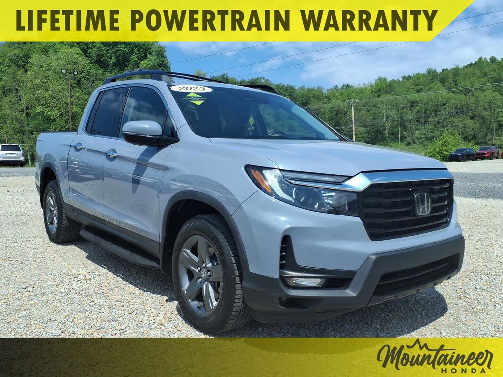 Sonic Gray Pearl 2023 Honda Ridgeline RTL-E AWD Pickup Truck All-Wheel Drive 9-Speed Automatic