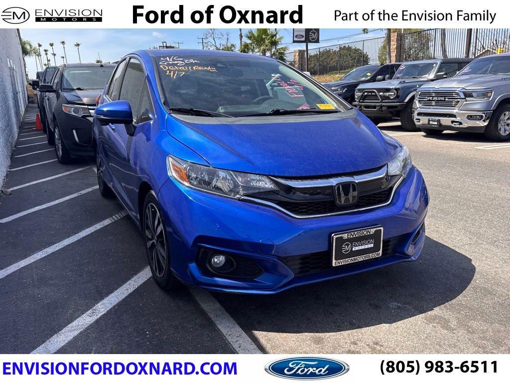 Aegean Blue Metallic 2018 Honda Fit EX Hatchback Front-Wheel Drive Continuously Variable Transmission