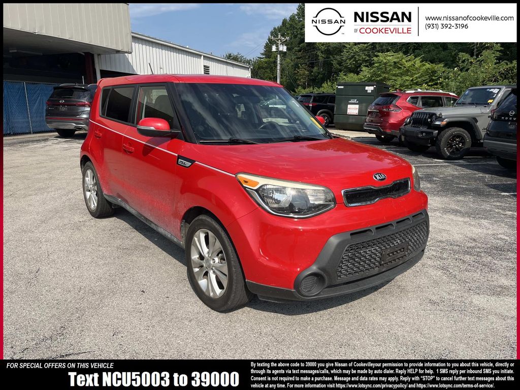 Inferno Red 2014 Kia Soul Wagon Front-Wheel Drive 6-Speed Automatic