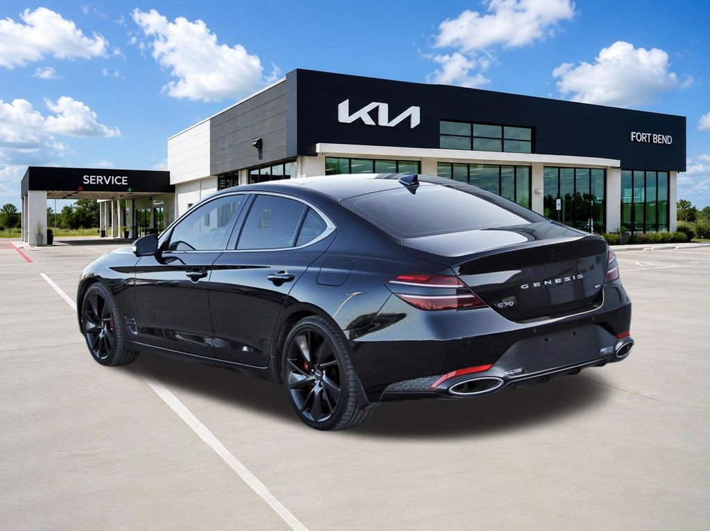 2023 Genesis G70 3.3T Black at Emmons Autoplex