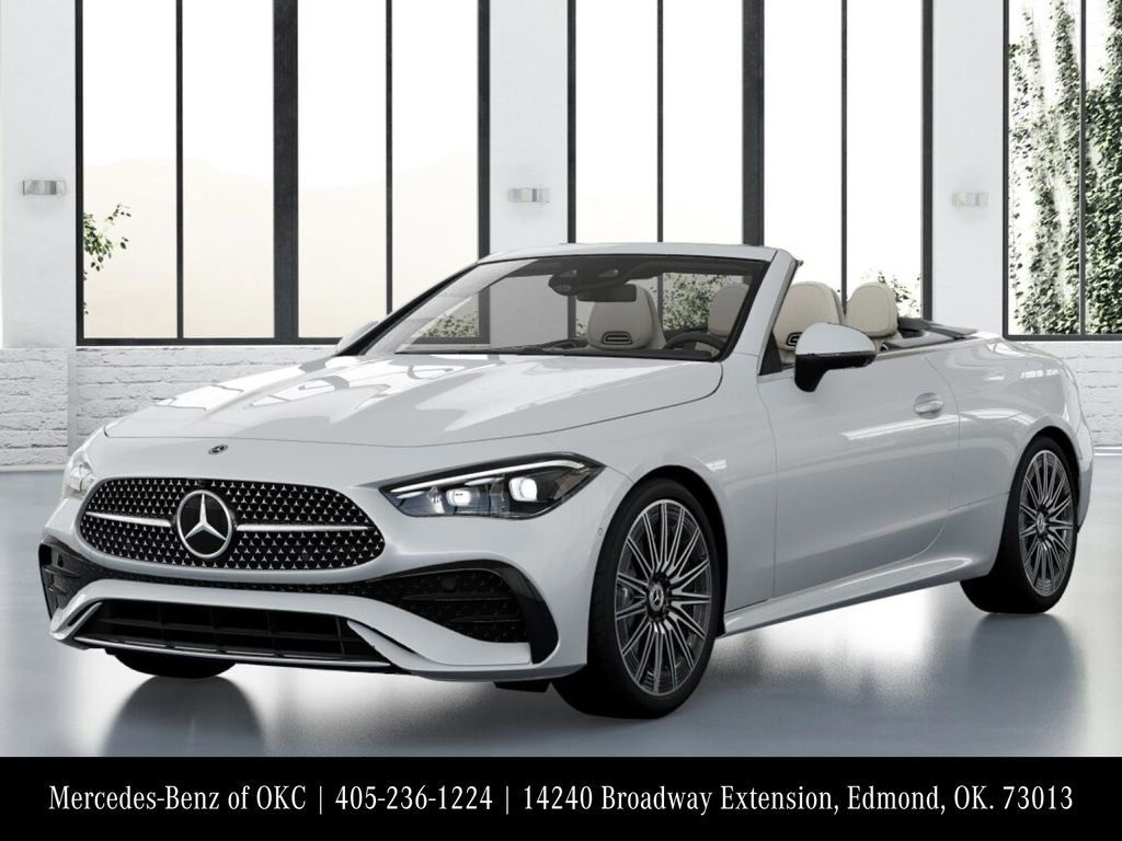 MANUFAKTUR Moonlight White Metallic 2026 Mercedes-Benz CLE 450 4MATIC Convertible All-Wheel Drive 9-Speed Automatic