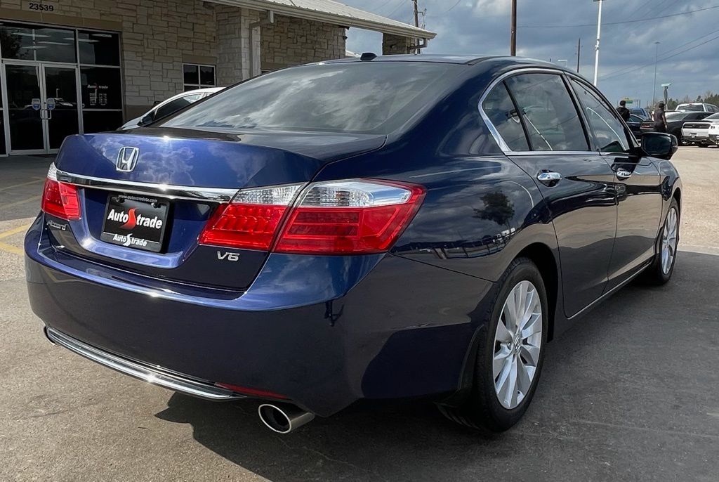 2013 Honda Accord EX-L Blue at Don McGill Toyota