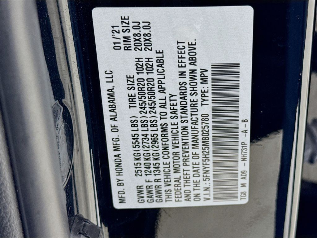 Used Car 2021 Honda Pilot  Special Edition For Sale Under $30,000 In Austin, Texas
