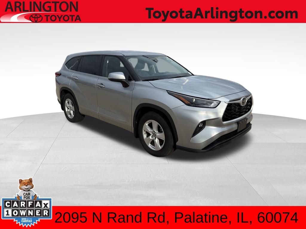 Celestial Silver Metallic 2023 Toyota Highlander LE FWD SUV / Crossover Front-Wheel Drive 8-Speed Automatic