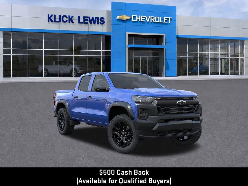 2026 Chevrolet Colorado Trail Boss Blue at Klick Lewis Buick Chevrolet
