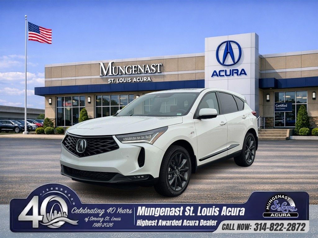Platinum White Pearl 2025 Acura RDX SH-AWD with A-Spec Package SUV / Crossover All-Wheel Drive Automatic