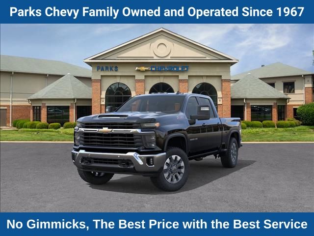 Black 2026 Chevrolet Silverado 2500HD Pickup Truck Four-Wheel Drive 10-Speed Automatic