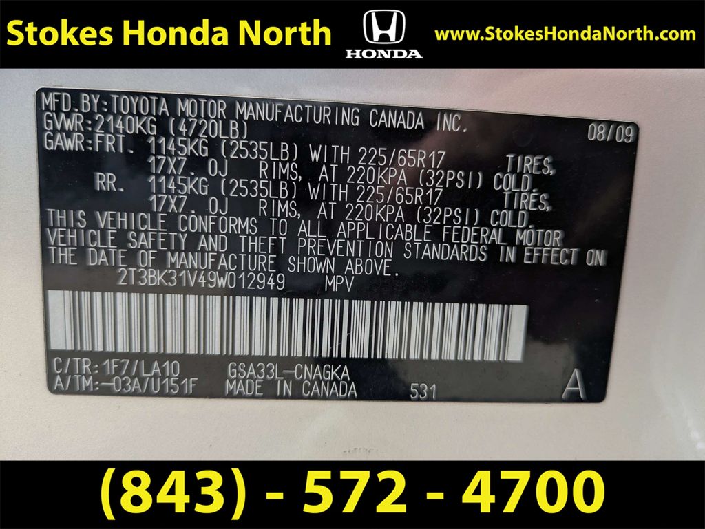 Used 2009 Toyota RAV4 SUV