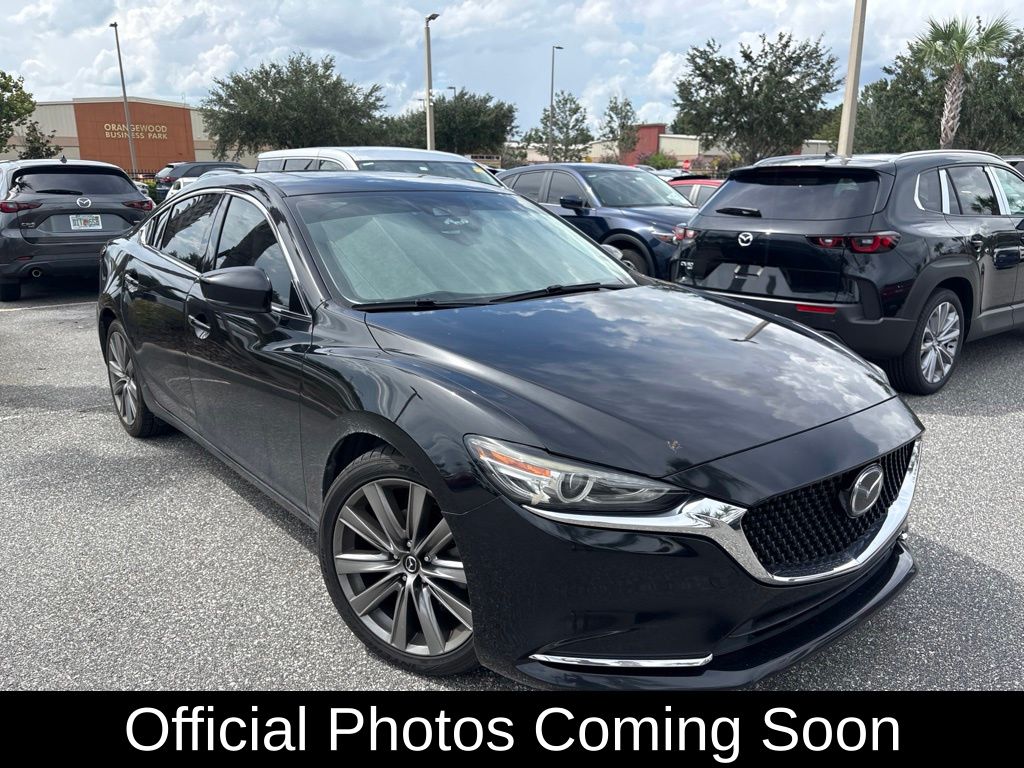 Jet Black 2018 Mazda MAZDA6 Sedan Front-Wheel Drive 6-Speed Automatic