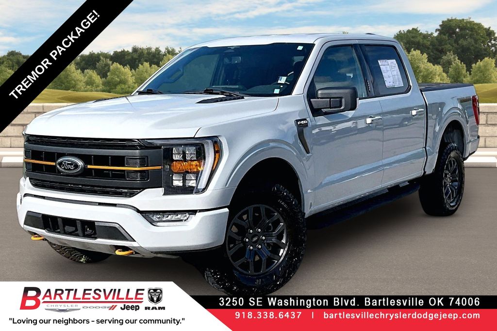 White 2023 Ford F-150 Pickup Truck Four-Wheel Drive Automatic