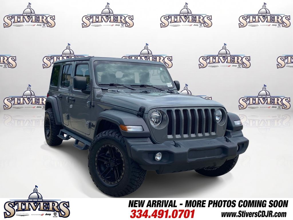 Sting-Gray Clearcoat 2023 Jeep Wrangler SUV / Crossover Four-Wheel Drive 8-Speed Automatic