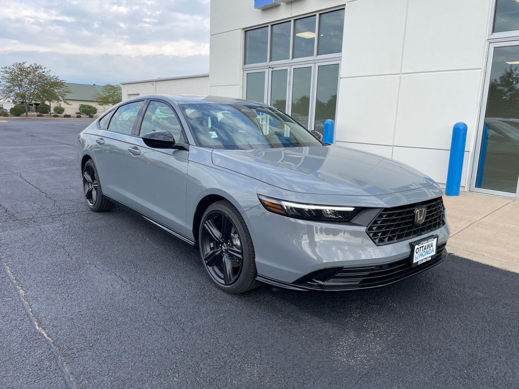 Urban Gray Pearl 2026 Honda Accord Hybrid Sedan Front-Wheel Drive Continuously Variable Transmission