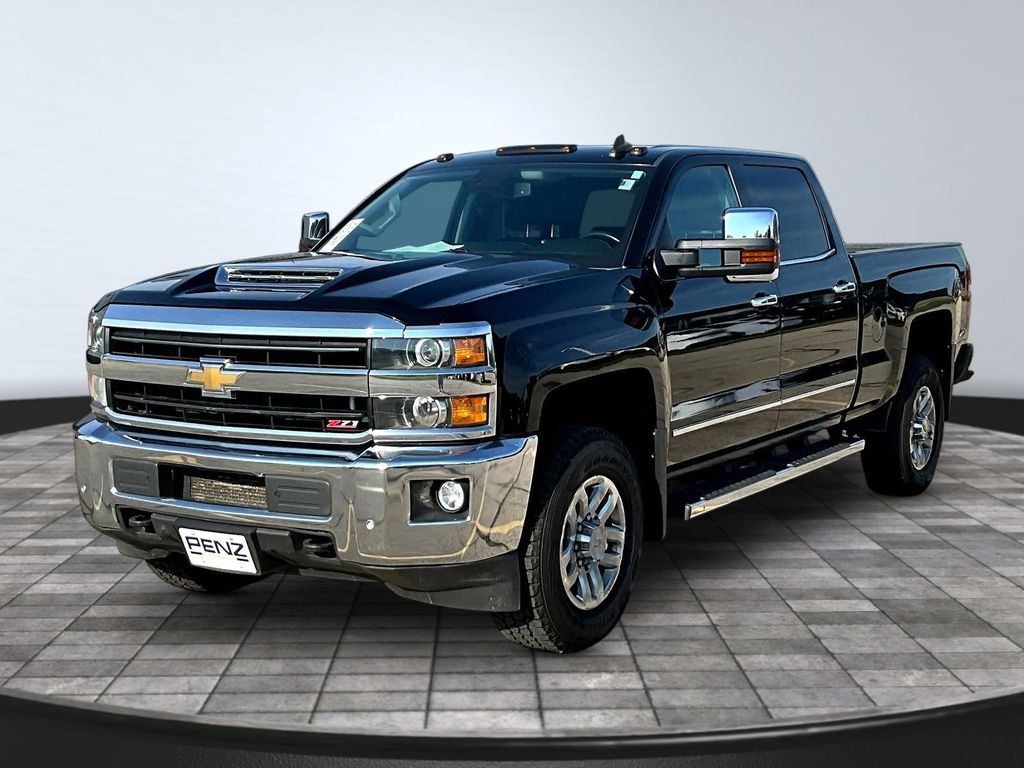 Black 2018 Chevrolet Silverado 3500HD Pickup Truck Four-Wheel Drive 6-Speed Automatic