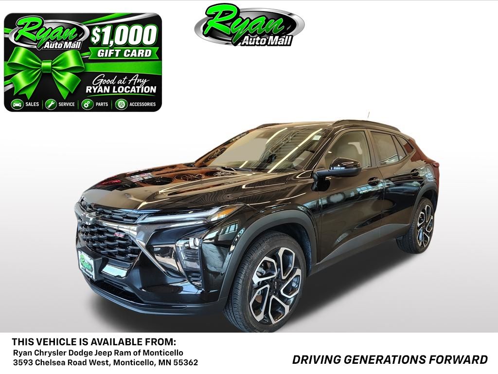 Mosaic Black Metallic 2025 Chevrolet Trax SUV / Crossover Front-Wheel Drive 6-Speed Automatic