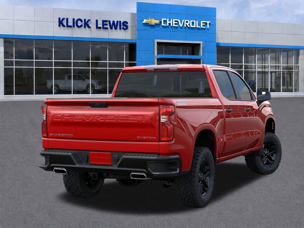 2026 Chevrolet Silverado 1500 Custom Trail Boss Red at Klick Lewis Buick Chevrolet