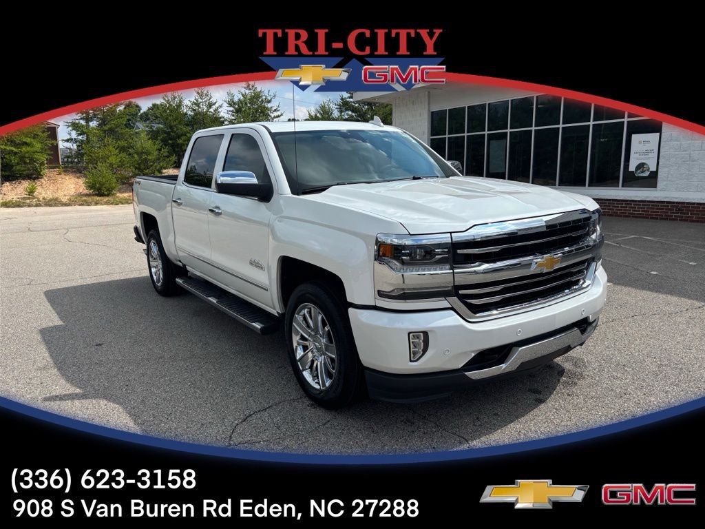 White (Iridescent Pearl Tricoat) 2017 Chevrolet Silverado 1500 Pickup Truck Four-Wheel Drive 8-Speed Automatic Overdrive