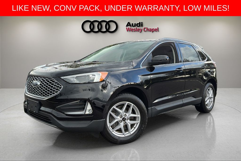 Black Metallic 2024 Ford Edge SUV / Crossover All-Wheel Drive 8-Speed Automatic