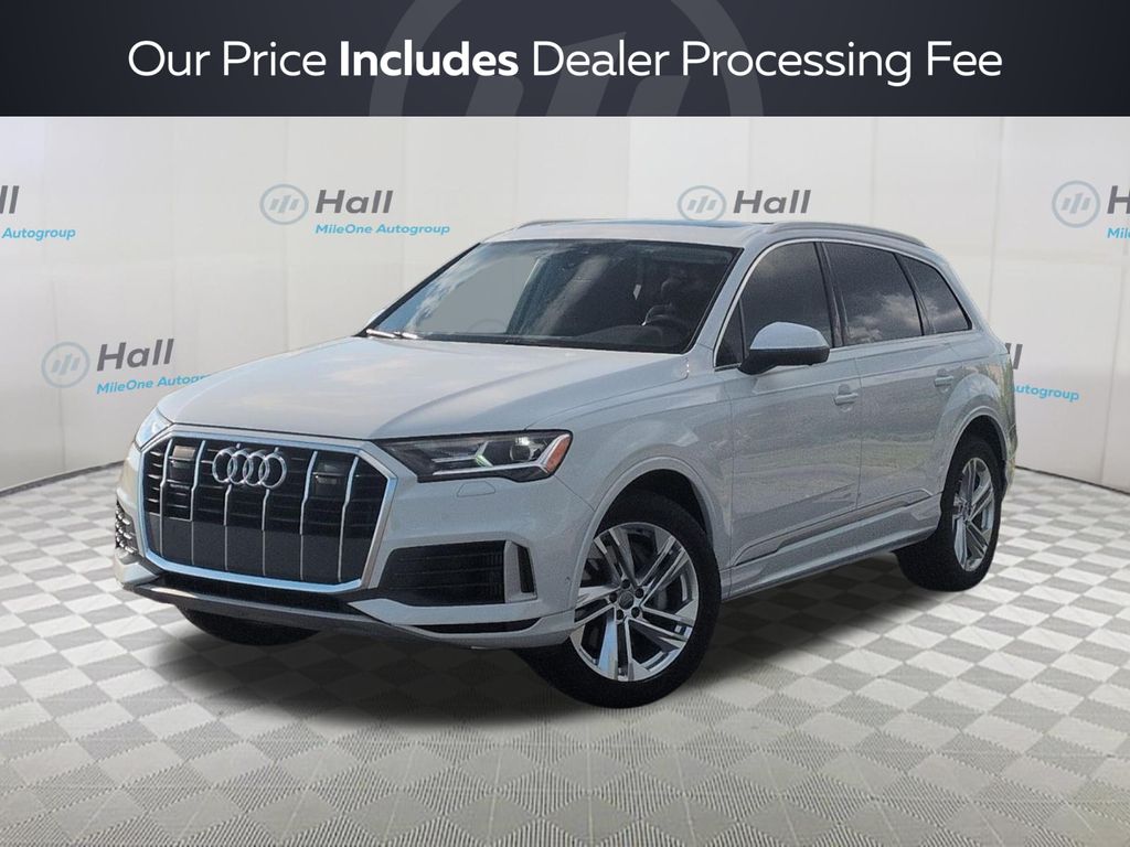Glacier White 2020 Audi Q7 SUV / Crossover All-Wheel Drive 8-Speed Automatic