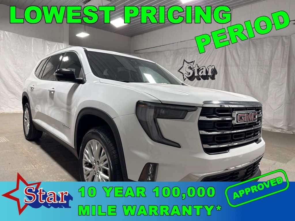 Summit White 2024 GMC Acadia Elevation AWD SUV / Crossover Four-Wheel Drive 8-Speed Automatic