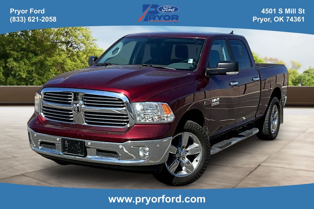 Delmonico Red Pearlcoat 2018 RAM 1500 Big Horn Crew Cab 4WD Pickup Truck Four-Wheel Drive 8-Speed Automatic