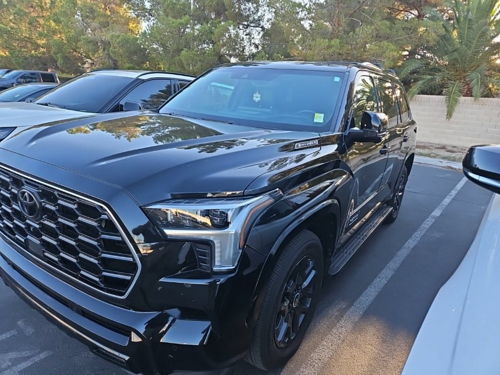 Midnight Black Metallic 2024 Toyota Sequoia SUV / Crossover Four-Wheel Drive Automatic