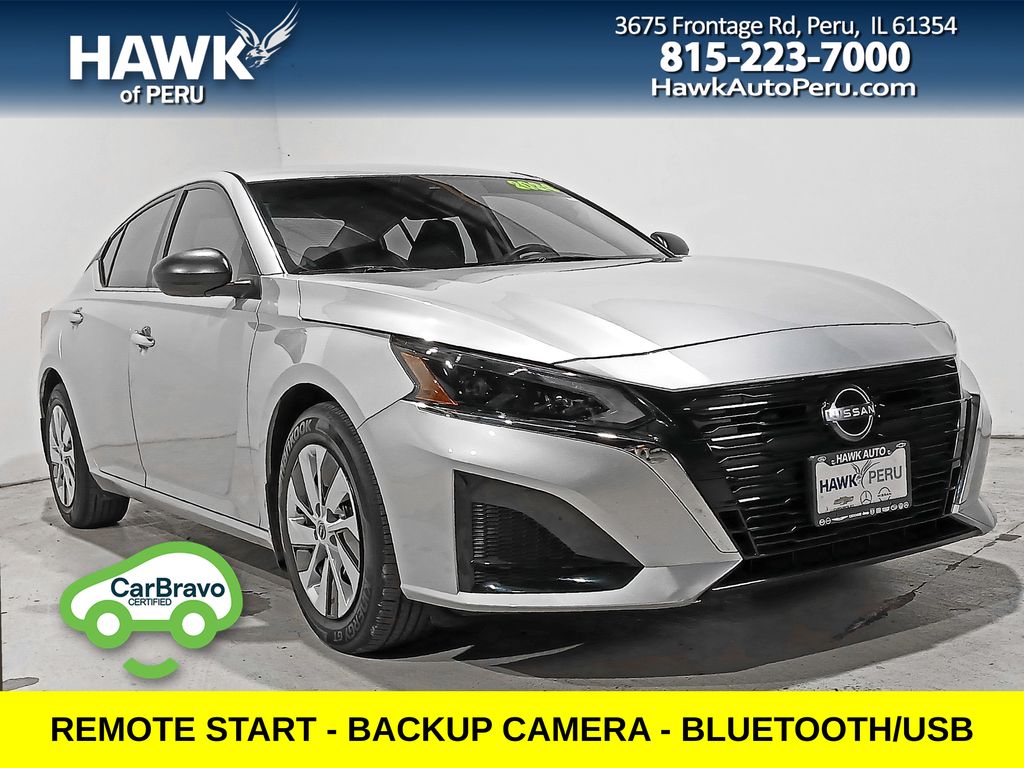 Brilliant Silver Metallic 2024 Nissan Altima 2.5 S FWD Sedan Front-Wheel Drive Continuously Variable Transmission