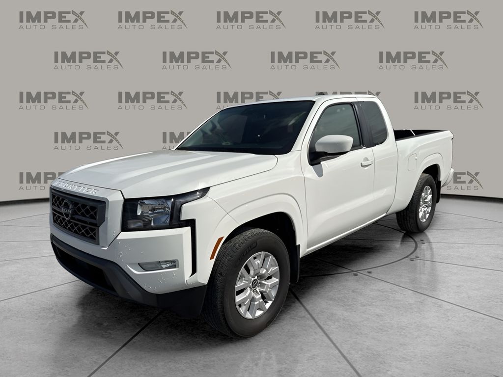 Glacier White 2024 Nissan Frontier SV King Cab RWD Pickup Truck 4X2 9-Speed Automatic Overdrive