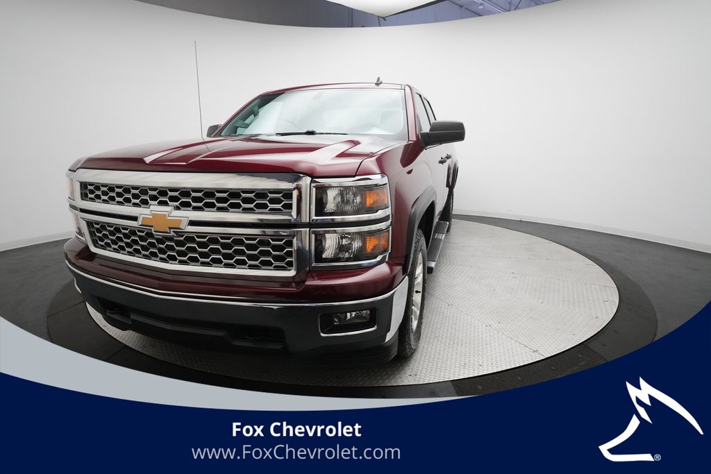 Red (Deep Ruby Metallic) 2014 Chevrolet Silverado 1500 Pickup Truck Four-Wheel Drive 6-Speed Automatic Overdrive