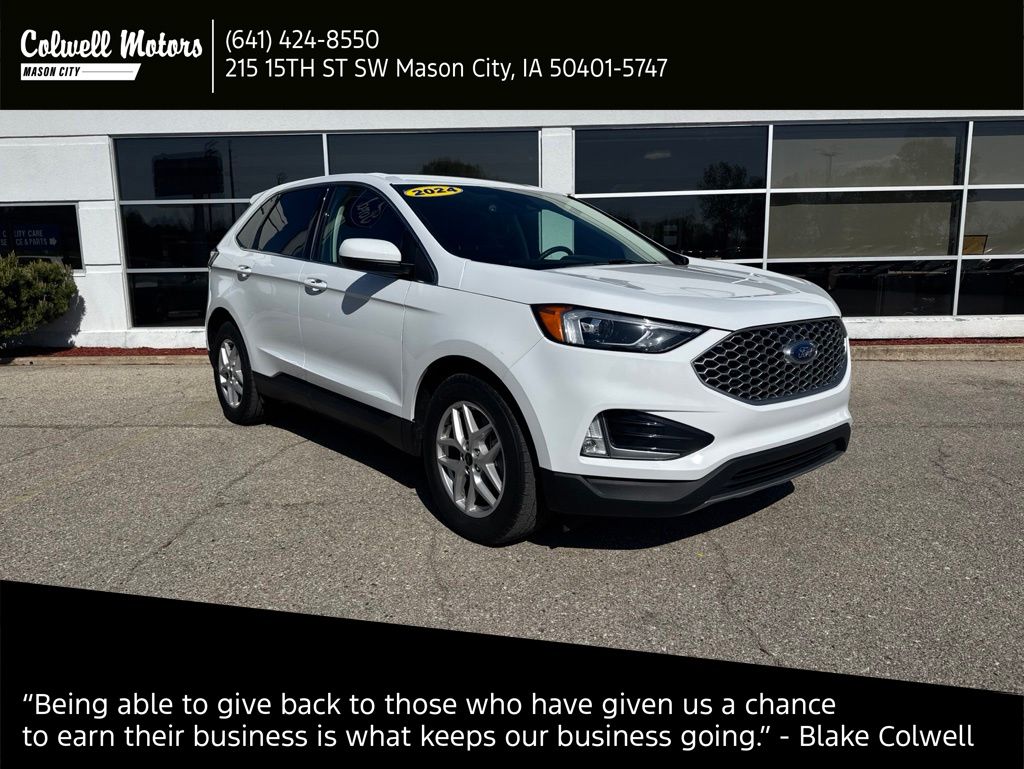 Oxford White 2024 Ford Edge SUV / Crossover All-Wheel Drive 8-Speed Automatic