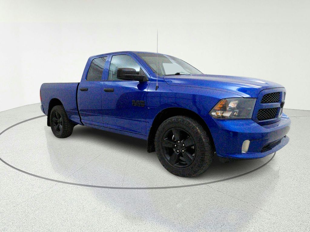 Blue Streak Pearlcoat 2018 RAM 1500 Express Quad Cab 4WD Pickup Truck Four-Wheel Drive 8-Speed Automatic