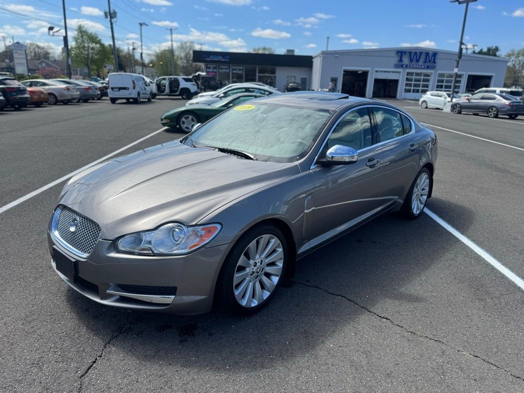 Winter Gold 2009 Jaguar XF Premium Luxury RWD Sedan Rear-Wheel Drive Automatic