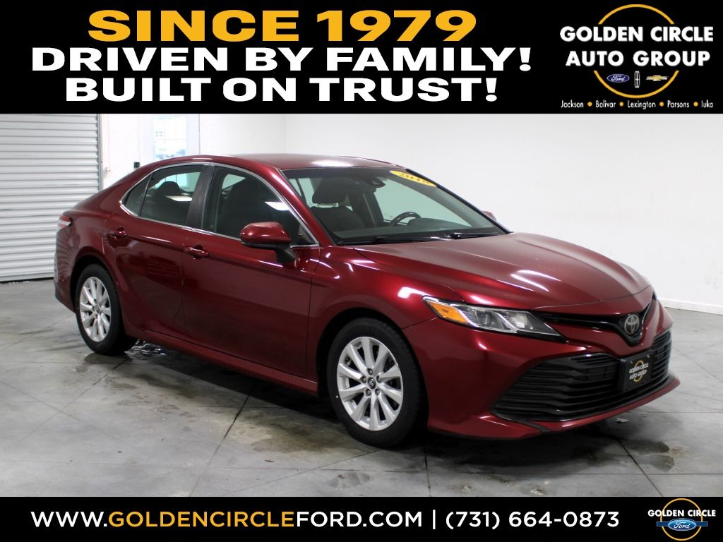 Red (Ruby Flare Pearl) 2018 Toyota Camry Sedan Front-Wheel Drive 8-Speed Automatic