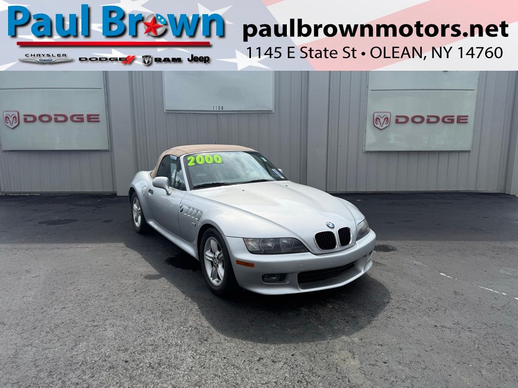 Silver 2000 BMW Z3 2.3 Roadster RWD Convertible Rear-Wheel Drive 5-Speed Manual
