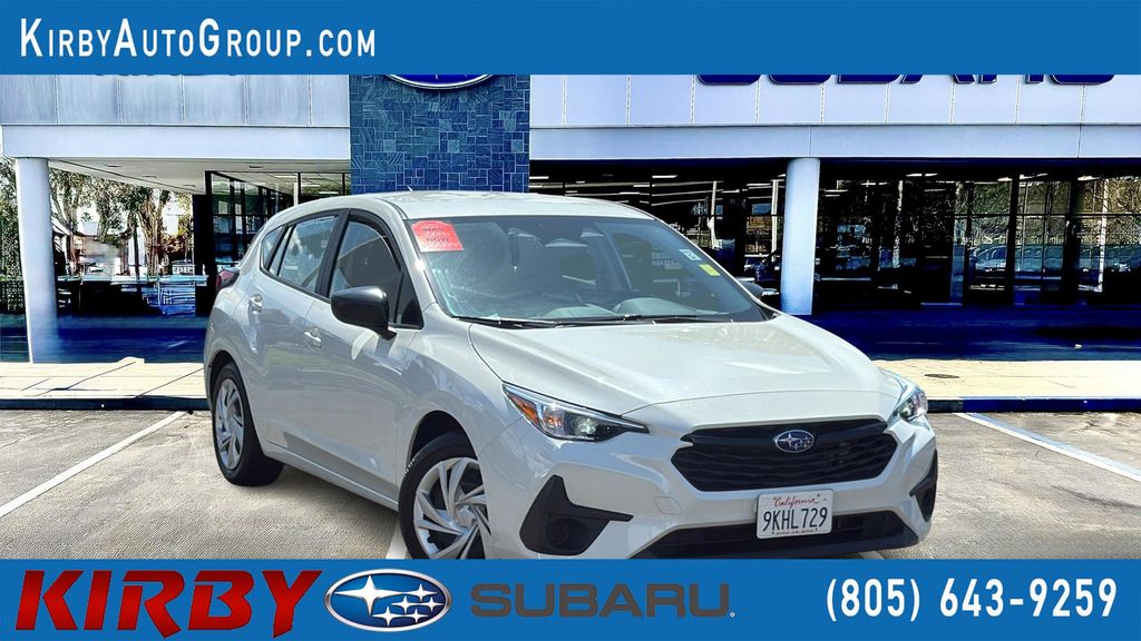 Crystal White Pearl 2024 Subaru Impreza AWD Wagon All-Wheel Drive Continuously Variable Transmission