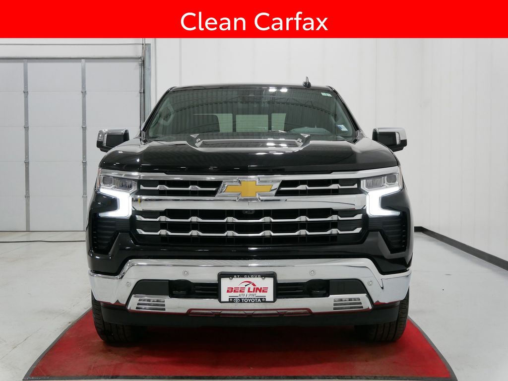 Used 2023 Chevrolet Silverado 1500 LTZ with VIN 1GCUDGEL1PZ322489 for sale in Waite Park, Minnesota