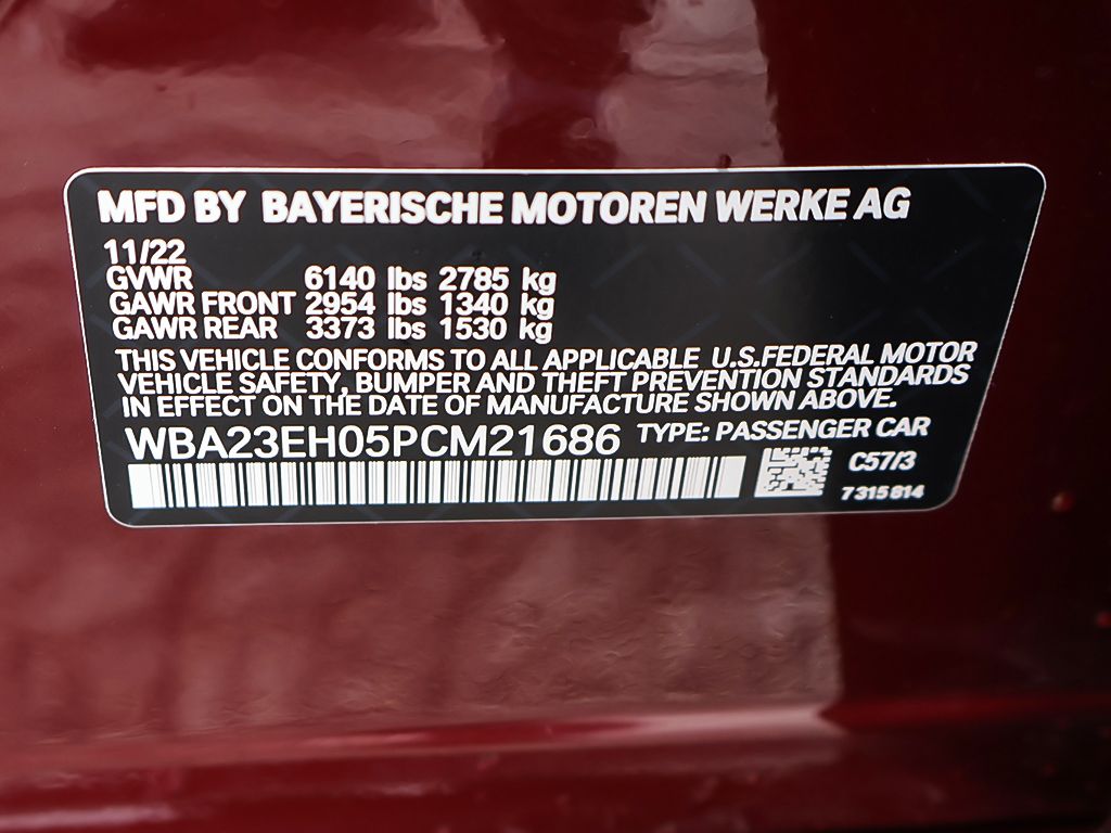 Used 2023 Red BMW 740i image 60