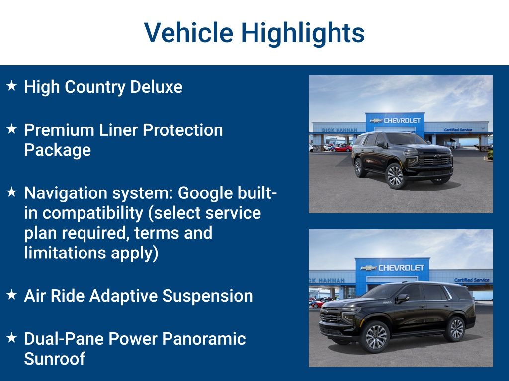 2026 Chevrolet Tahoe High Country