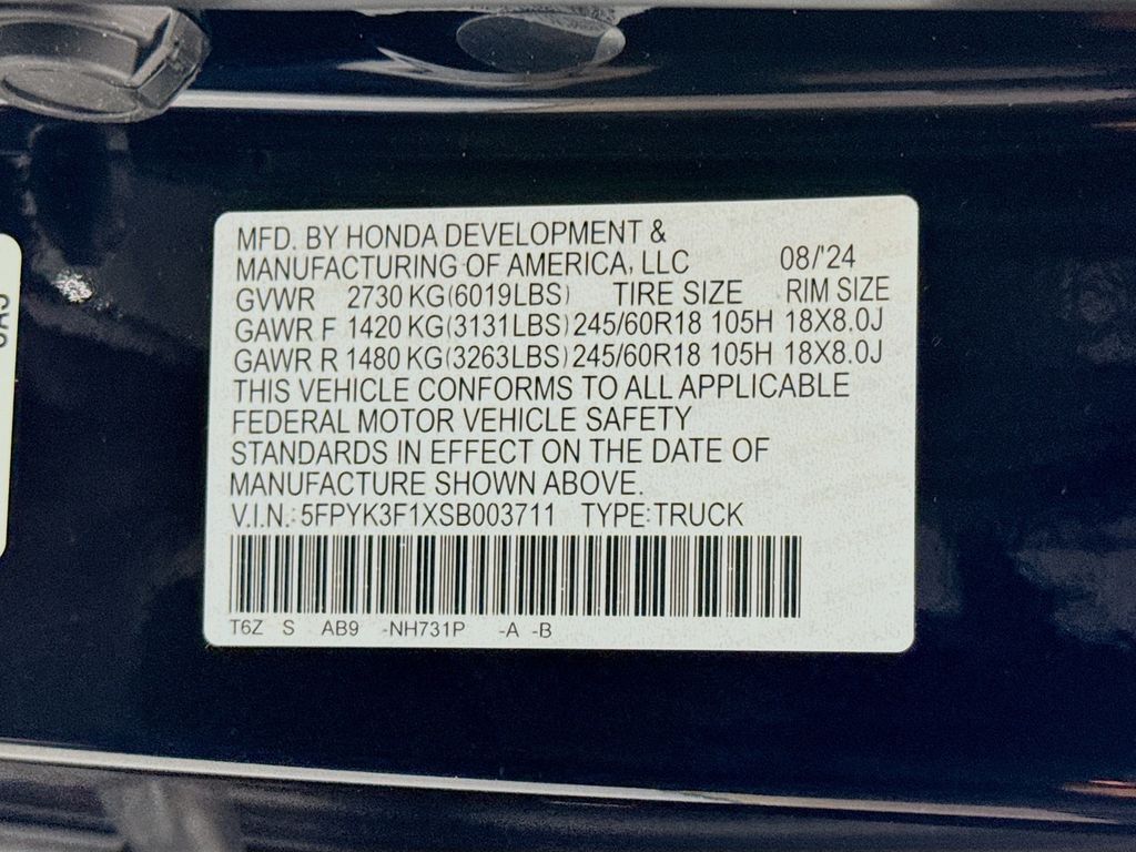 2025 Honda Ridgeline Sport photo
