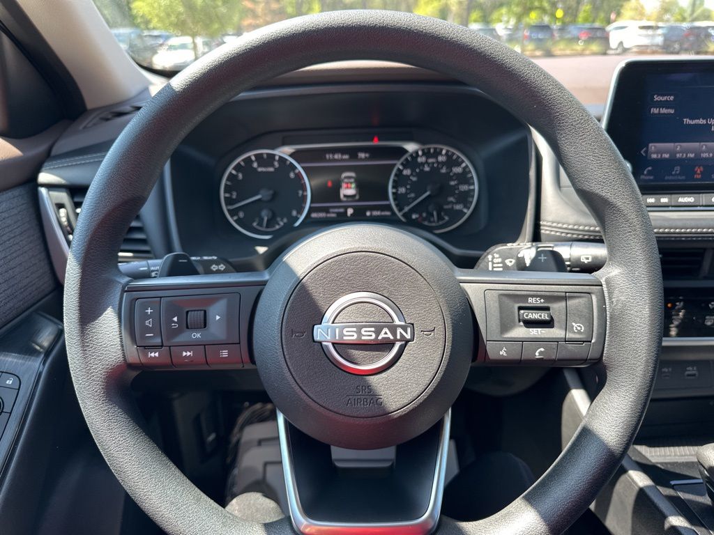 2023 Super Black Nissan Rogue S FWD SUV