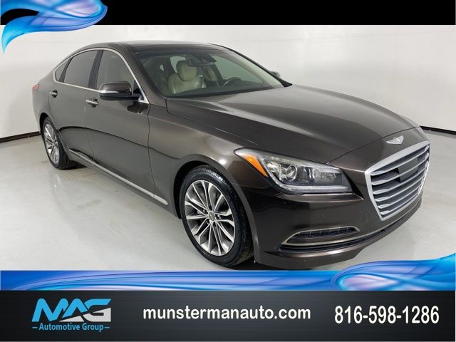 Manhattan Brown 2015 Hyundai Genesis 3.8 RWD Sedan Rear-Wheel Drive 8-Speed Automatic