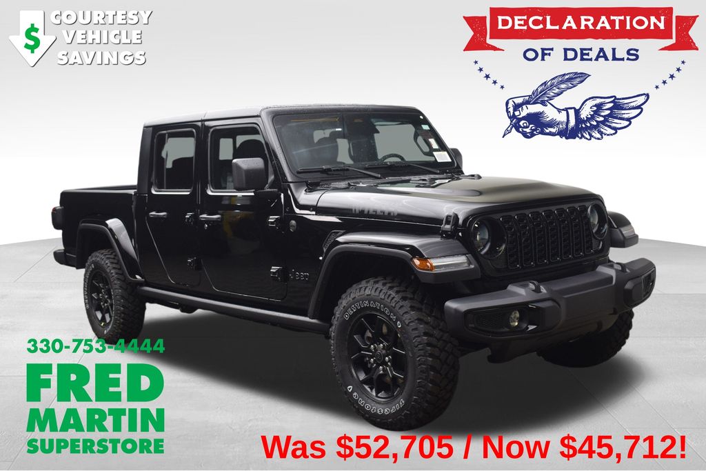new 2026 Jeep Gladiator car, priced at $45,712